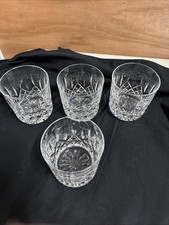 Waterford Lismore Old Fashioned Crystal Glasses Set Of 4 picture