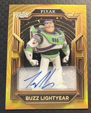 2025 Topps Chrome Gilded Pixar Buzz Lightyear/Tim Allen Auto picture