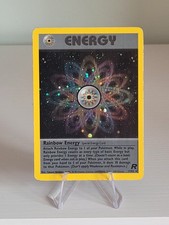 Pokémon TCG, Rainbow Energy Holo, Team Rocket, 17/82 picture