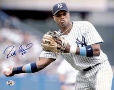 Robinson Cano NY Yankees Signed 8x10 Photo - Blue Sharpie - Steiner Sports COA picture