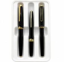 Montblanc Fountain Pen 3 Piece Set MONTBLANC PLATINUM PILOT picture