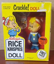 Kellogg's Rice Krispies Doll Cereal Advertising Figure 1984 CRACKLE NEW OPEN BOX picture