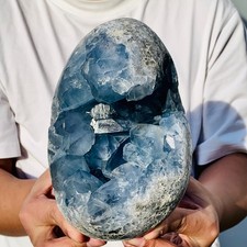 11.13LB Top Natural Blue Crystal Cave Quartz Crystal Cave Mineral Specimen picture