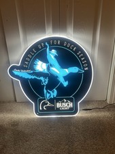 Ducks Unlimited Busch Light Beer LED Lighted Sign 24