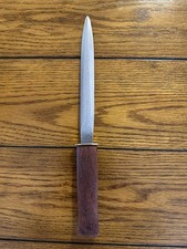 Vintage handmade rustic dagger style large letter opener knife #2 (soft steel) picture