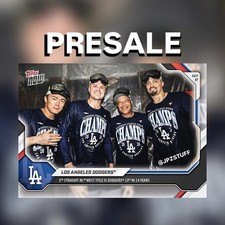 5th Straight NL West Title Is Los Angeles Dodgers MLB Topps NOW Card 685 PRESALE picture