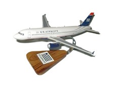 US Airways Airbus A320-200 Final Color Desk Display Jet Model 1/100 SC Airplane picture