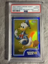 PSA 10 - 2024 Chrome Disney Donald Duck 90th 1/90 = 1/1 DD-9 1ST ON PRINT picture