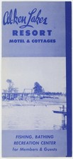 * KILLER * Vintage Pamphlet - Al-ken Lake - Bellefontaine & Indian Lake OH Area picture