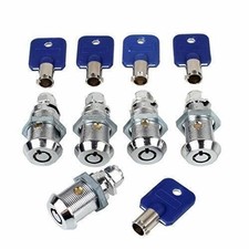 5PCS Arcade game Machine Cash Door Tool Box Tubular Cam Lock Keyed alike 7/8