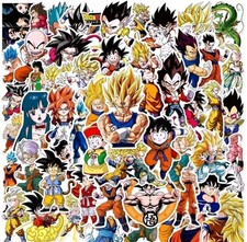 20 Pcs Random Anime Dragon Ball Z Stickers For Water Bottle Phone Laptop picture