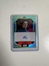 Kyle Soller 2023 Topps Finest Star Wars Autograph Aqua /199 Auto FAKS Syril Karn picture