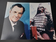 JAMES GREGORY SIGNED AUTOGRAPHED THE PLANET OF THE APES COLOR PHOTO GEN. URSUS picture