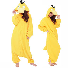 SAZAC Pokemon Psyduck Kigurumi Costume Adult One Size Japan New picture