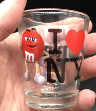 M&M's World I Love New York Clear Shot Glass New picture