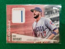 Kris Bryant 2019 Topps Game Used Jersey card picture