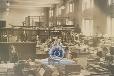 LIBRARIANS CLASSIFYING BOOKS LIBRARY OF CONGRESS 1933 4X6 POSTCARD PHOTO picture