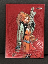 2024 Fleer Ultra Matriarchs of Marvel M-6 Elsa Bloodstone Ruby Medallion 24/50 picture