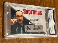 JAMES GANDOLFINI The Sopranos Custom Cut Autograph PSA/DNA  TONY SOPRANO picture