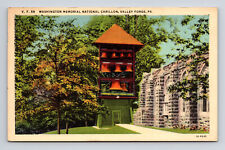 1936 Postcard Valley Forge PA Pennsylvania Washington Memorial National Carillon picture