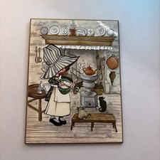 Vintage 1970s Holly Hobby Wall Plaques 5.5