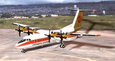 Herpa Models Continental Express De Havilland DHC-7-102 1:200 Scale VERY RARE picture