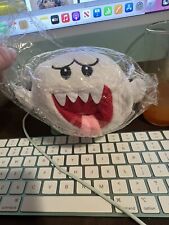 Super Mario Bro's King Boo 4' plush, Still in plastic, with TAGs, never opened.  picture