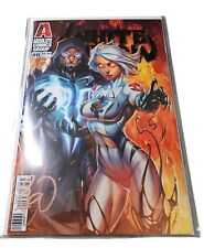 White Widow #6 Ale Garza Gold Foil Cover SIGNED by Benny Powell with COA picture