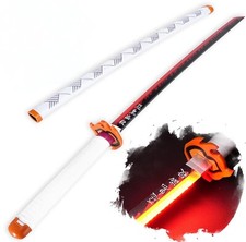 LED Light Up Sword Demon Anime Katana Cosplay Prop Halloween Gift 41 Inch USB picture