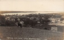 J16/ Lake Benton Minnesota RPPC Postcard c1930s Birdseye View Homes 256 picture