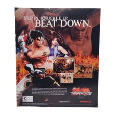 Tekken 5 Vintage 2004 Print Ad Magazine Poster Official Art picture