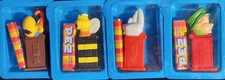 Vintage 2001 General Mills Cereal Mini PEZ Dispensers Set Of 4 Sealed 1 Owner. picture