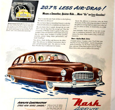 Nash 600 Airflyte Car Vintage 1949 Magazine Ad Print Automobile Advertising picture