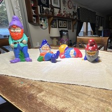 1980s Vintage Gnomes Lot of 4 picture