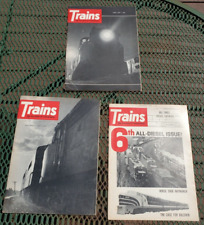 Trains Magazine - June, November & December 1967 Issues picture