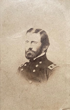 RARE CIVIL WAR MAJ. GENERAL U.S. GRANT 1864 GURNEY & SON NY. CDV PHOTO picture
