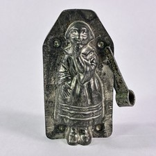 Antique Letang Fils Chocolate Mold Dutch Girl 4.5