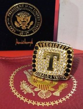 Rare Authentic President Donald Trump VIP Inaugural Victory Championship Ring picture