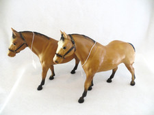 2 -- Vintage Breyer Horses 1970-80's Two-Bits Matte Buckskin Quarter Horse #98 picture
