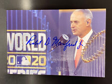 ROBERT MANFRED JR. (MLB COMMISSIONER) SIGNED 4x6, COA picture