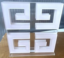 Givenchy Jumbo Pink & Clear Large Acrylic Countertop Display 4G Shelf Store Logo picture