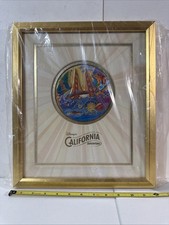 2001 Disney’s California Adventure Inaugural Limited Ed Framed Pin On Pin Set CA picture