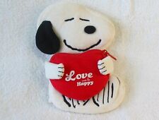 Snoopy Plush Double Pouch with Embracing Heart form Japan picture