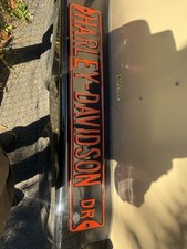 Harley-Davidson Dr Street Sign Style Plaque Black w/ Orange Raised Lettering picture