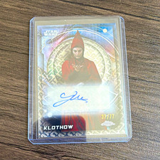 Topps 2026 Chrome Star Wars Claudia Black Autograph Klothow A-CBL #/77 picture