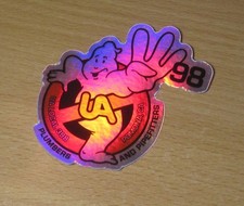 UA LOCAL 398 POMONA CA PLUMBERS & PIPEFITTERS GHOSTBUSTERS Holographic Sticker picture
