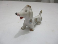 Vintage Wiener Dachshund Dog Ceramic Figurine Japan picture