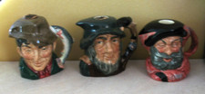 Royal Doulton LIQUOR CONTAINER Trio-POACHER, RIP VAN WINKLE, FALSTAFF-Vtge. set picture