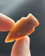WOW BEAUTIFUL FLINTRIDGE CHALCEDONY SPEAR-PA ARROWHEAD-NY OH-BEAVER CO PA picture