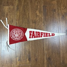 Vintage Fairfield University Felt Pennant W/ Tassels 30” picture